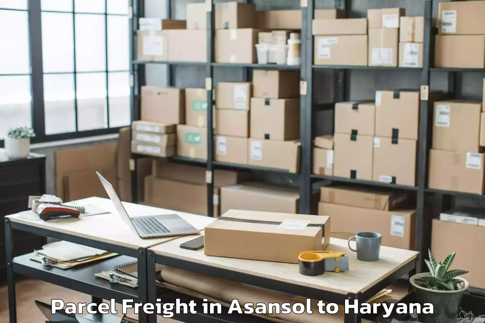 Top Asansol to Jagan Nath University Jhajjar Parcel Freight Available